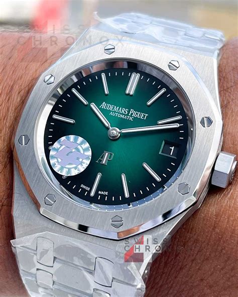 audemars piguet 15202bc|Audemars Piguet green dial.